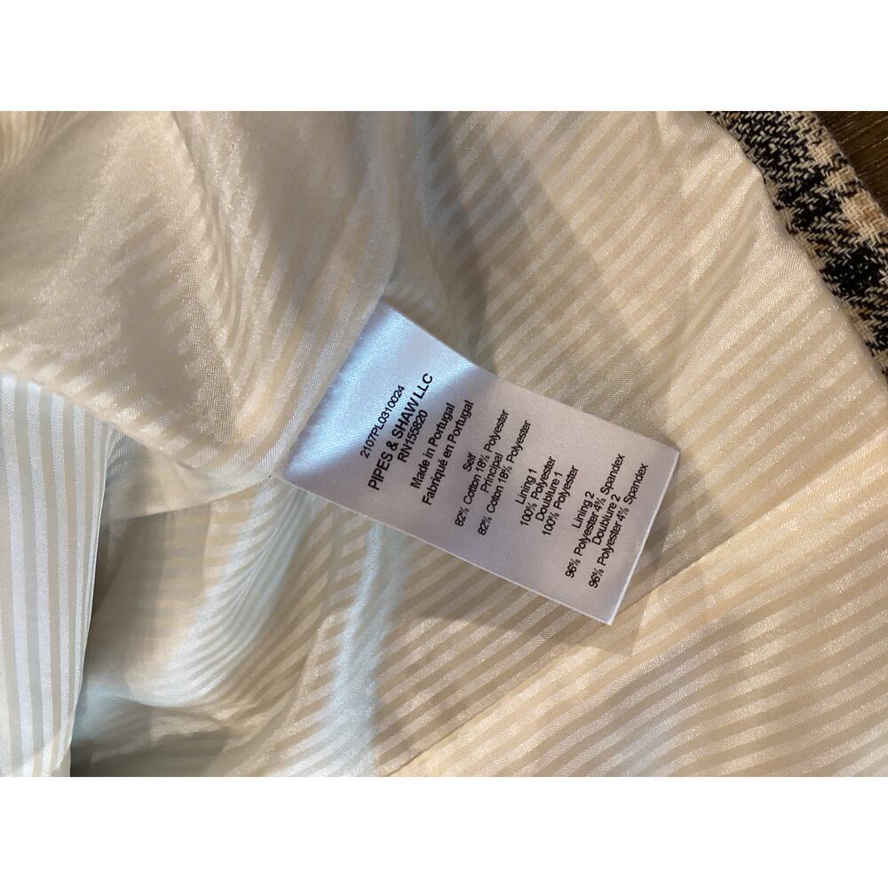 Veronica Beard Vohra Plaid Cropped Jacket Blazer Size 4 - Picture 10 of 11